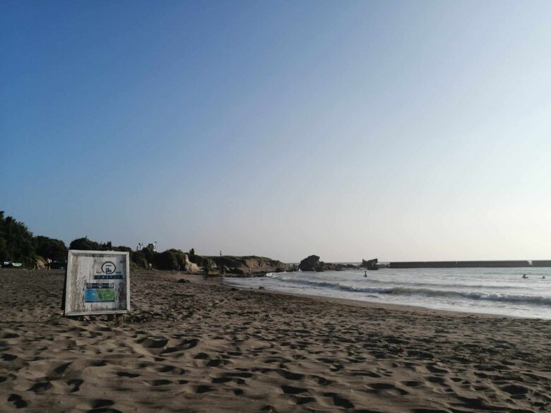 神奈川県葉山の一色海水浴場