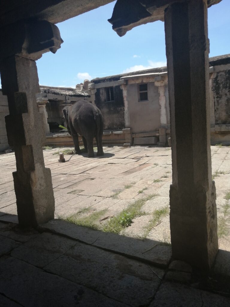 ヴィルパークシャ寺院の像